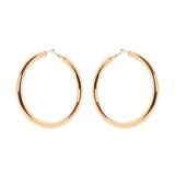 Wide hoop earrings Isabel - Gold - Sodini Bijoux