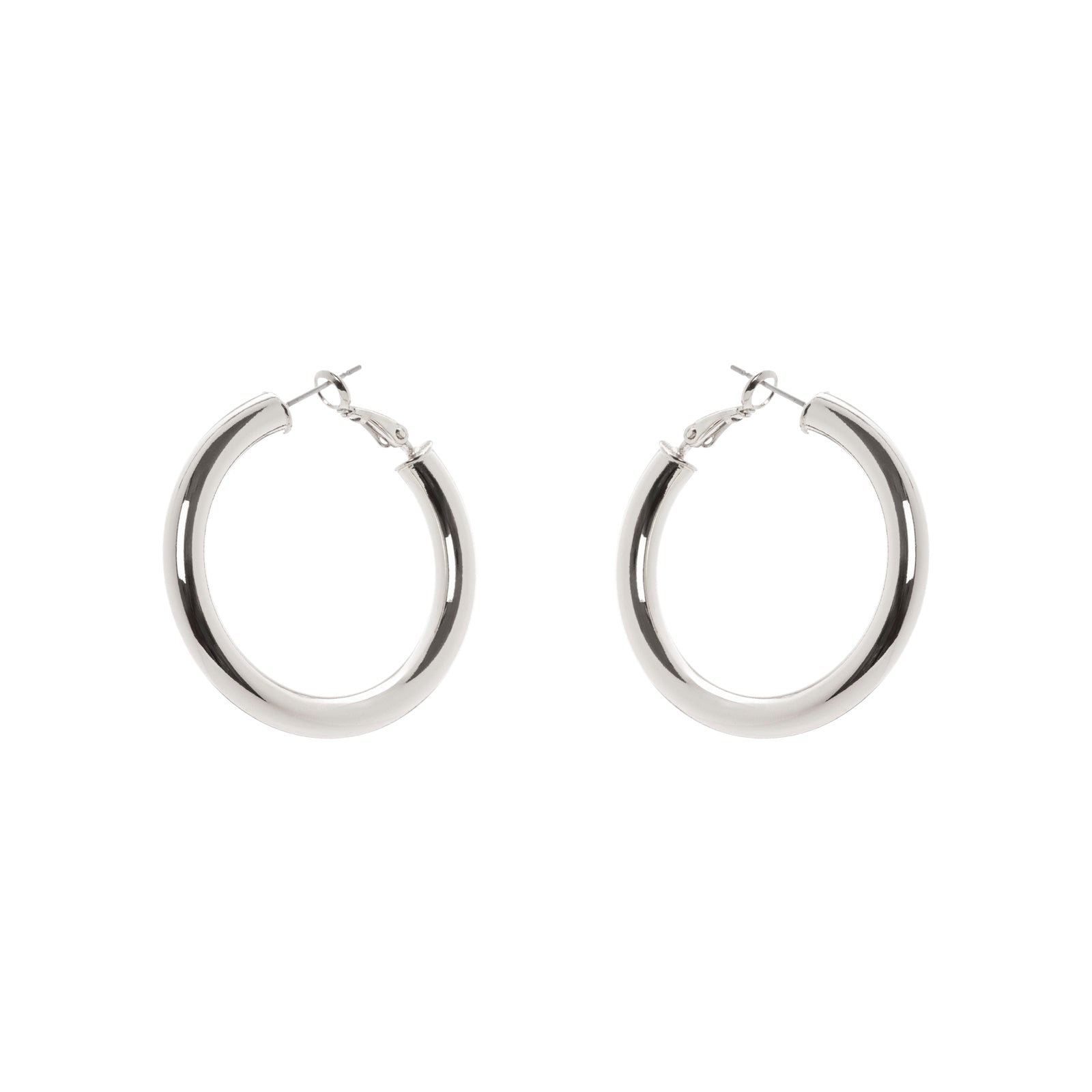 Small hoop earrings Isabel - Silver - Sodini Bijoux