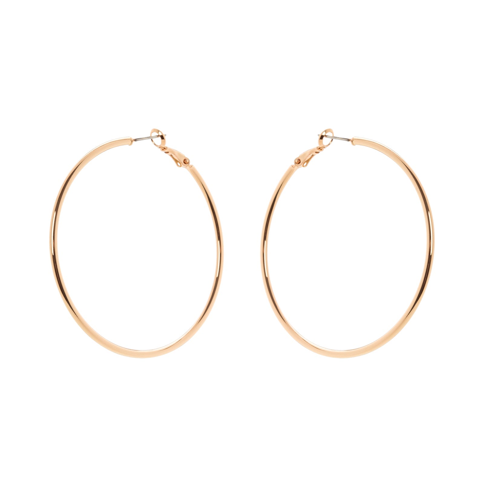 Large and lean hoop earrings Isabel - Gold - Sodini Bijoux