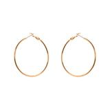 Lean hoop earrings Isabel - Gold - Sodini Bijoux