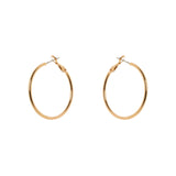 Small and lean hoop earrings Isabel - Gold - Sodini Bijoux