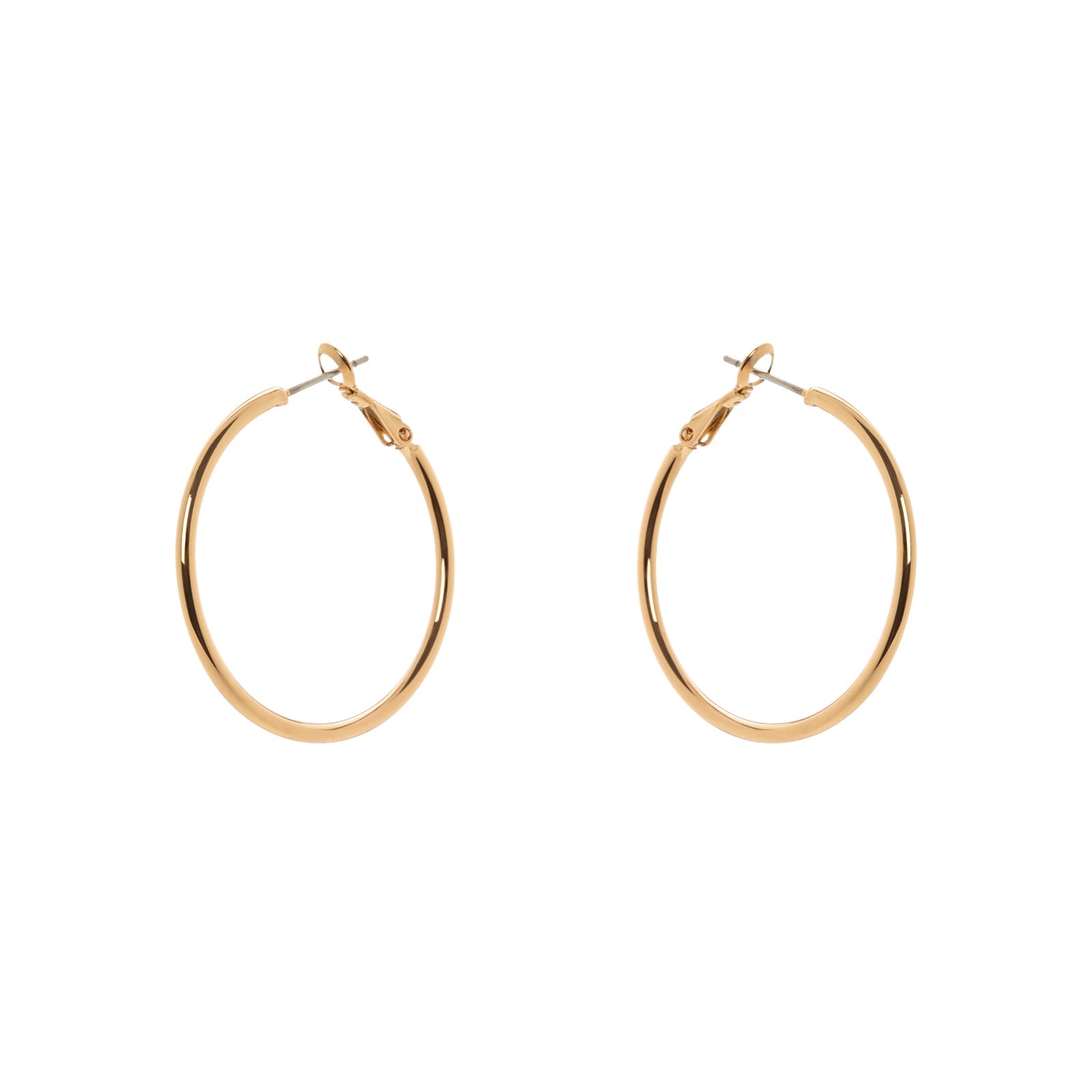 Small and lean hoop earrings Isabel - Gold - Sodini Bijoux