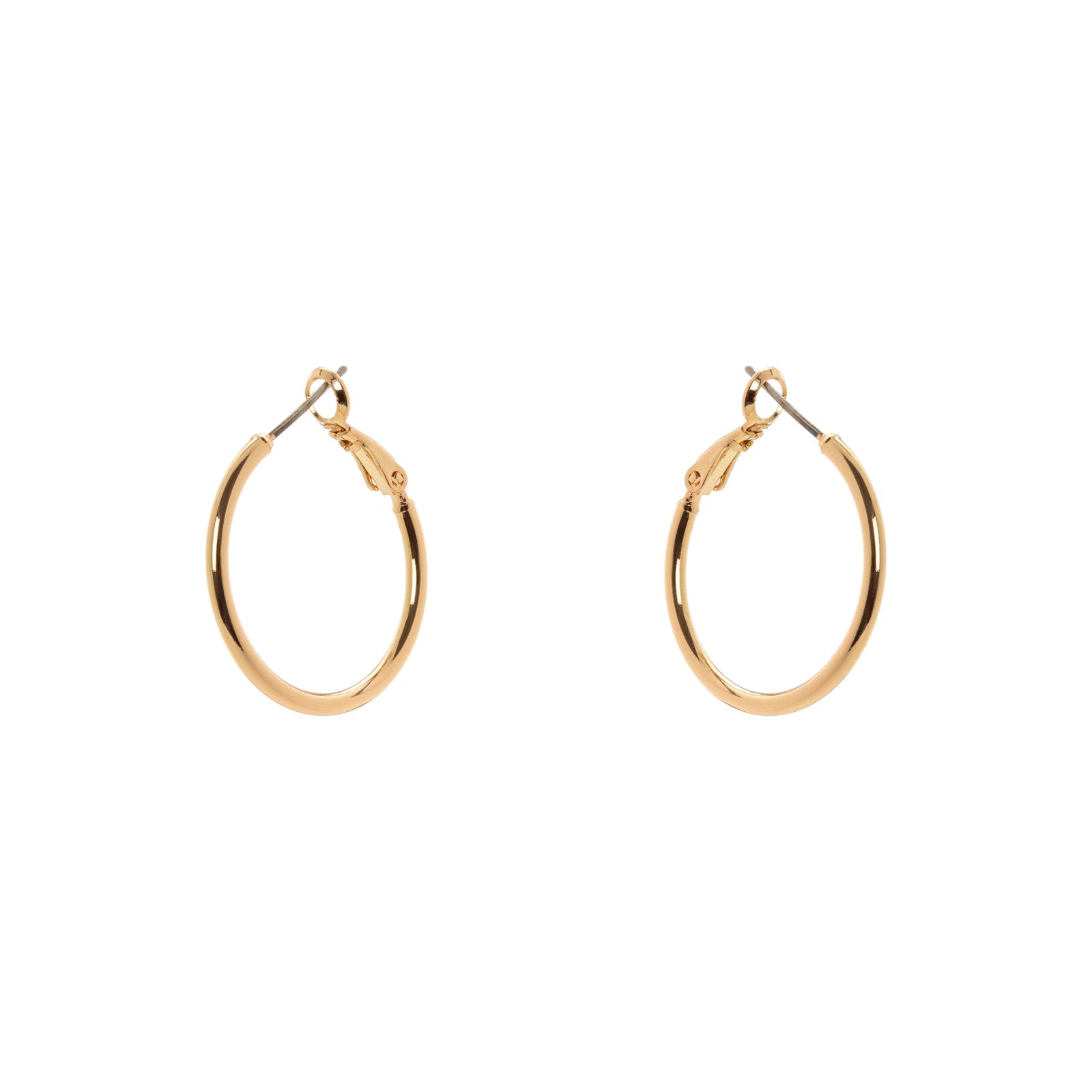 Lean mini hoop earrings Isabel - Gold - Sodini Bijoux