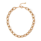 Light forzatina navette choker Chains - Gold - Sodini Bijoux