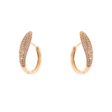 Tapered mini hoop earrings Ginevra - Gold - Sodini Bijoux