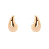 Domus Curved Drop Earrings - Gold - Sodini Bijoux