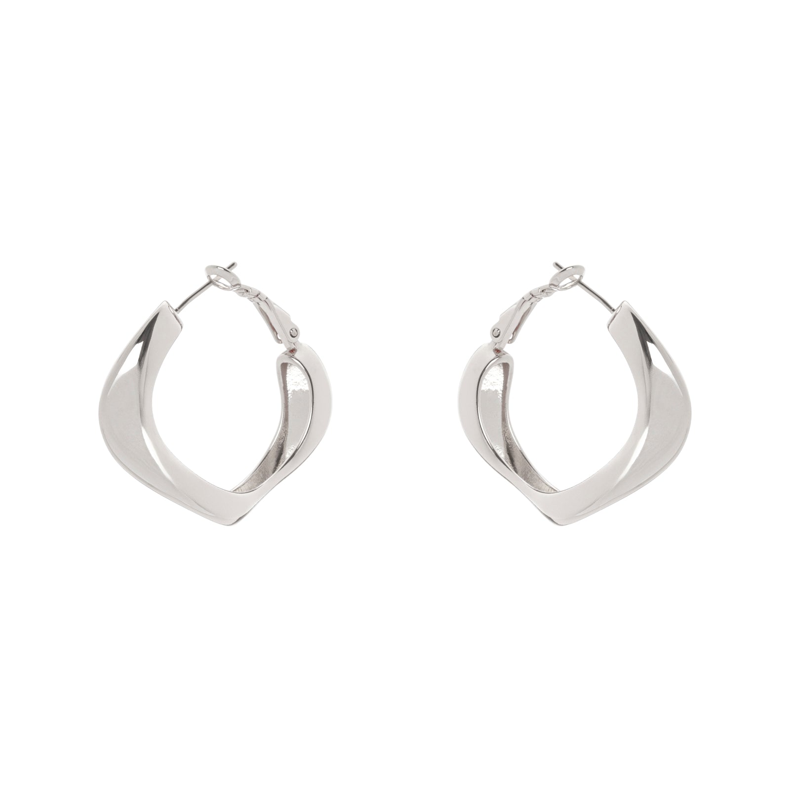 Domus Flexible Hoop Earrings - Silver - Sodini Bijoux