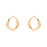 Domus Flexible Hoop Earrings - Gold - Sodini Bijoux