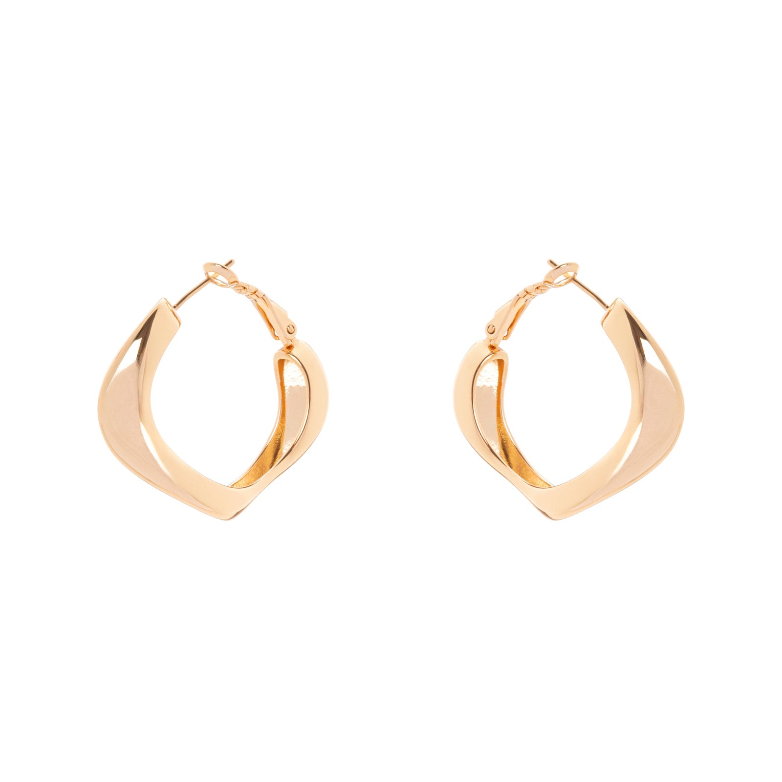 Domus Flexible Hoop Earrings - Gold - Sodini Bijoux