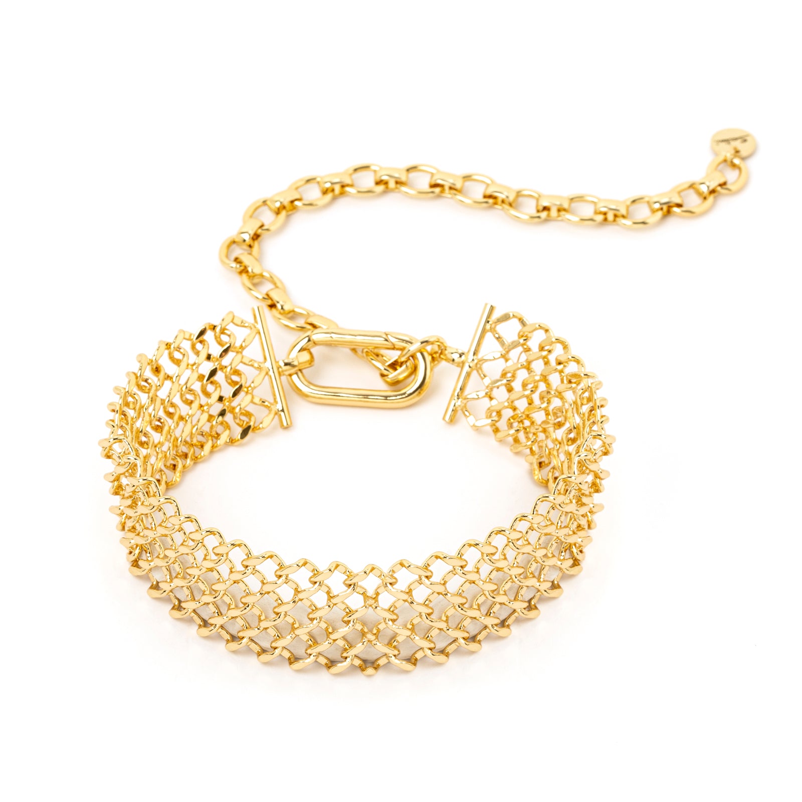 Girocollo choker a rombi Brienne - Oro - Sodini Bijoux