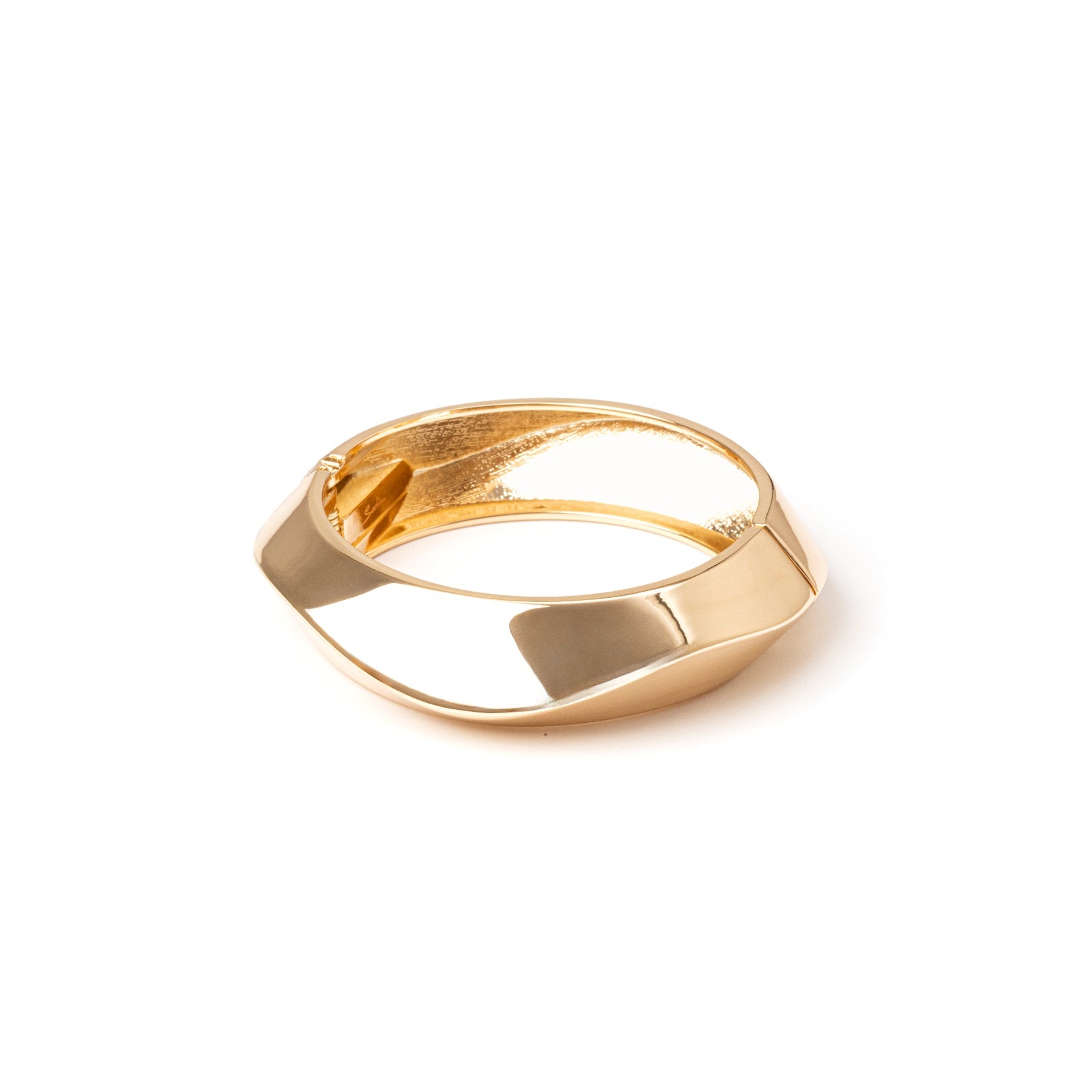 Bangle bracelet sinuous lines Domus - Gold - Sodini Bijoux