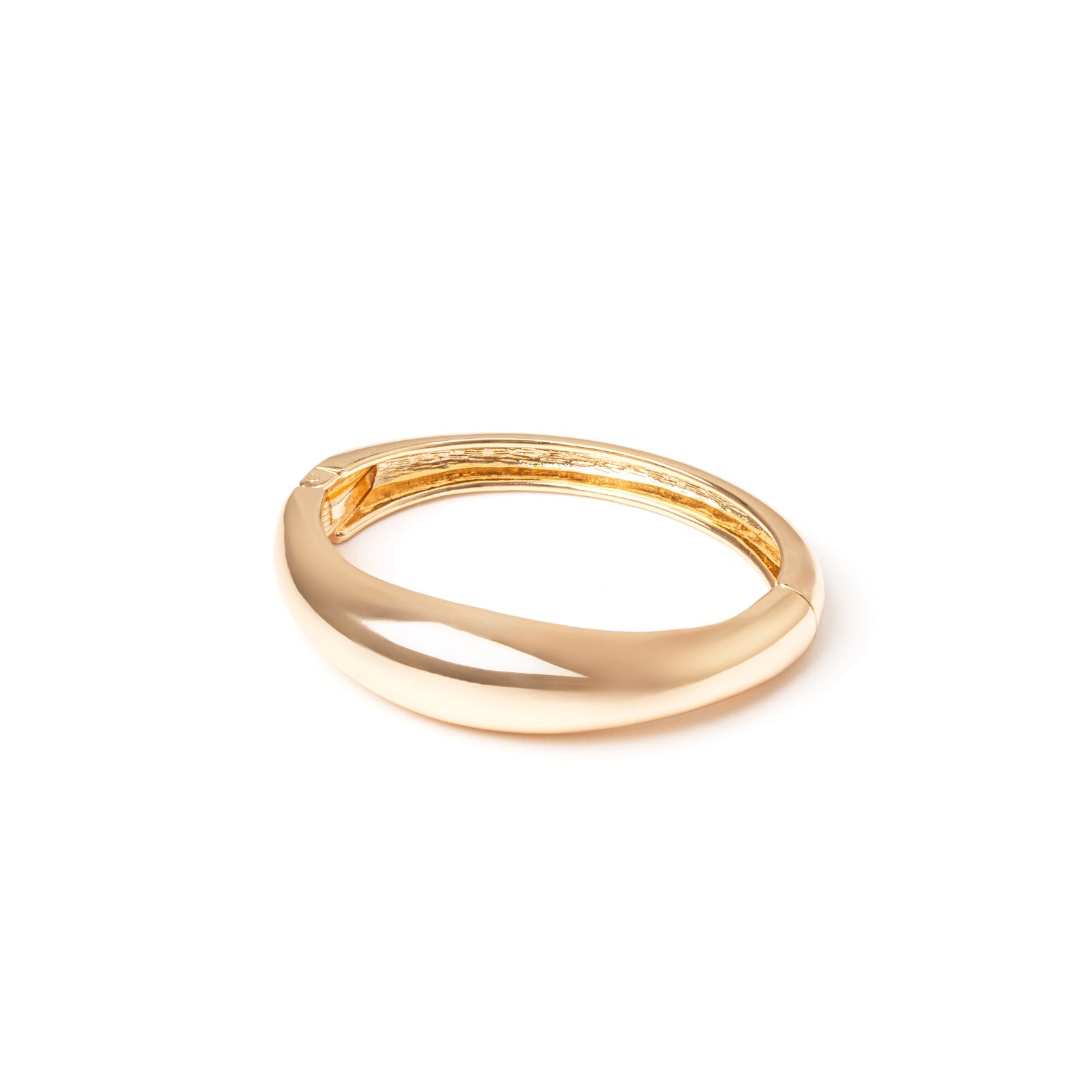 Domus Flared Bangle Bracelet - Gold - Sodini Bijoux