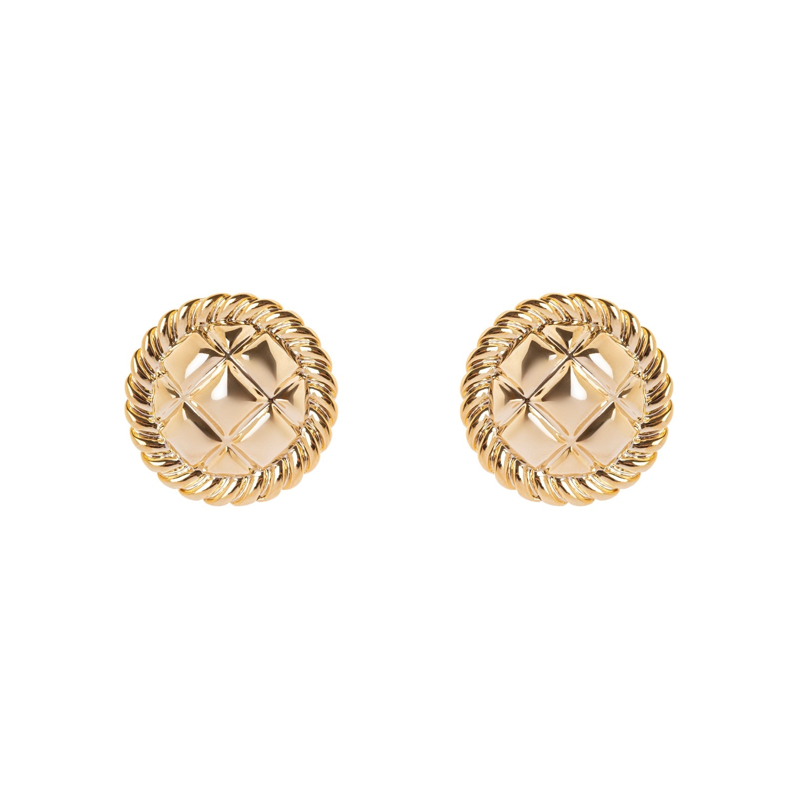 Domus stud earrings - Gold - Sodini Bijoux