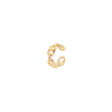 Small hoop earrings with marine links Rania - Gold - Sodini Bijoux