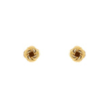 Knot shaped small earrings Rania - Gold - Sodini Bijoux