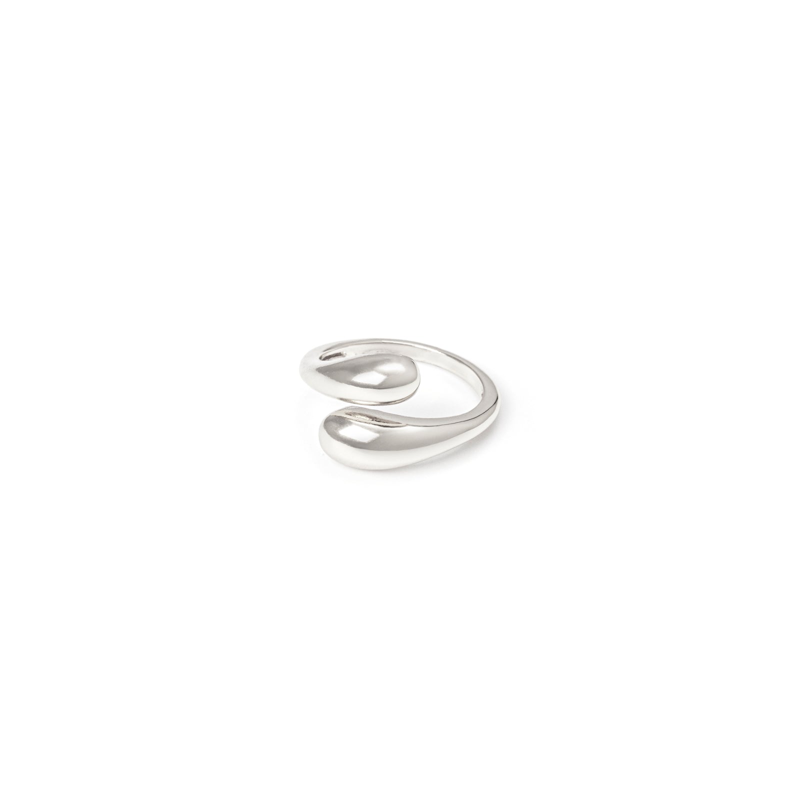 Ring with tapered wrapping band Rania - Silver - Sodini Bijoux