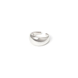 Ring with flared top Rania - Silver - Sodini Bijoux