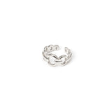 Ring with intertwined little rings Rania - Silver - Sodini Bijoux