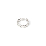 Ring with little stars Rania - Silver - Sodini Bijoux