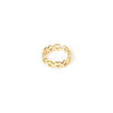 Ring with little stars Rania - Gold - Sodini Bijoux