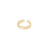 Infinity ring Rania - Gold - Sodini Bijoux